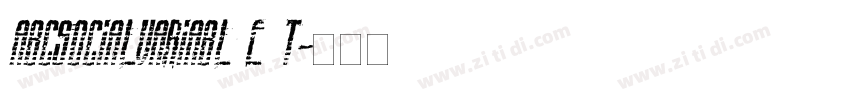 ABCSocialVariabl e T字体转换
